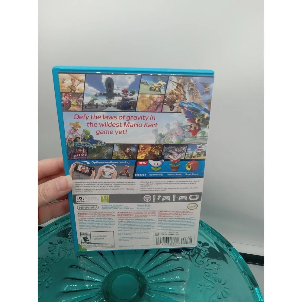 Mario Kart 8 (Nintendo Wii U, 2014) Not Complete Cover Is Faded